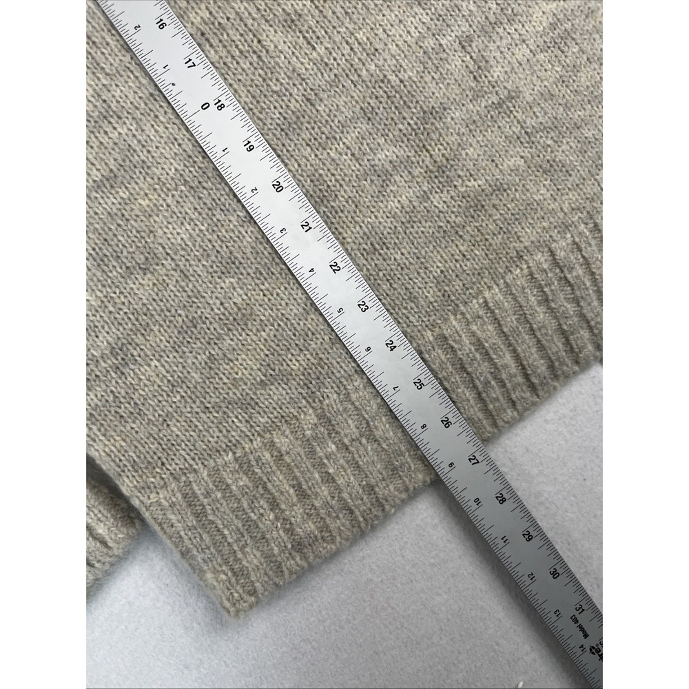 Bonobos Men's Mohair Wool Crewneck Sweater Beige Tan Size M Lightweight - Picture 5 of 6